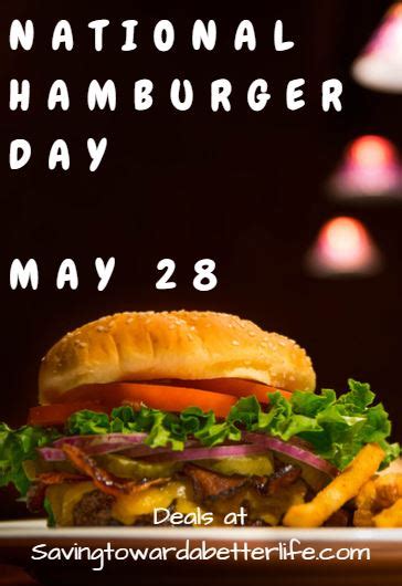 How to get deals for Hamburger Month 2023 and Hamburger Day, May 28